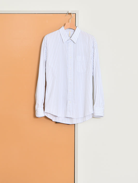 SUNFLOWER サンフラワー NEW BASE SHIRT 1308 シャツ ベーシック BLUE ストライプ ホワイト 定番 日本 名古屋 セレクトショップ THIRD PLACE サードプレイス 名古屋 愛知県 東海 セレクトショップ THIRD PLACE サードプレイス