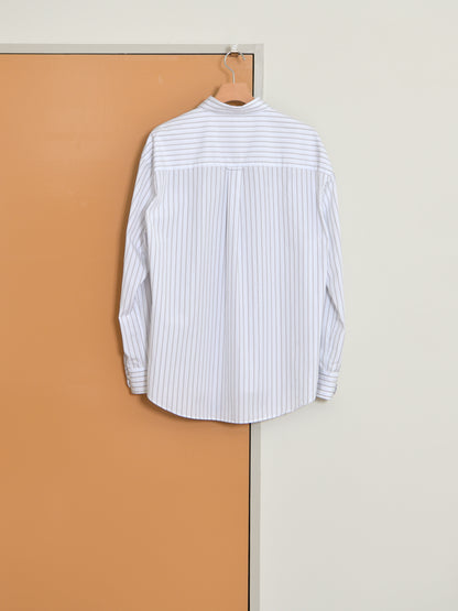 SUNFLOWER サンフラワー NEW BASE SHIRT 1308 シャツ ベーシック BLUE ストライプ ホワイト 定番 日本 名古屋 セレクトショップ THIRD PLACE サードプレイス 名古屋 愛知県 東海 セレクトショップ THIRD PLACE サードプレイス