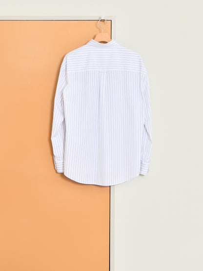 SUNFLOWER サンフラワー NEW BASE SHIRT 1308 シャツ ベーシック BLUE ストライプ ホワイト 定番 日本 名古屋 セレクトショップ THIRD PLACE サードプレイス 名古屋 愛知県 東海 セレクトショップ THIRD PLACE サードプレイス