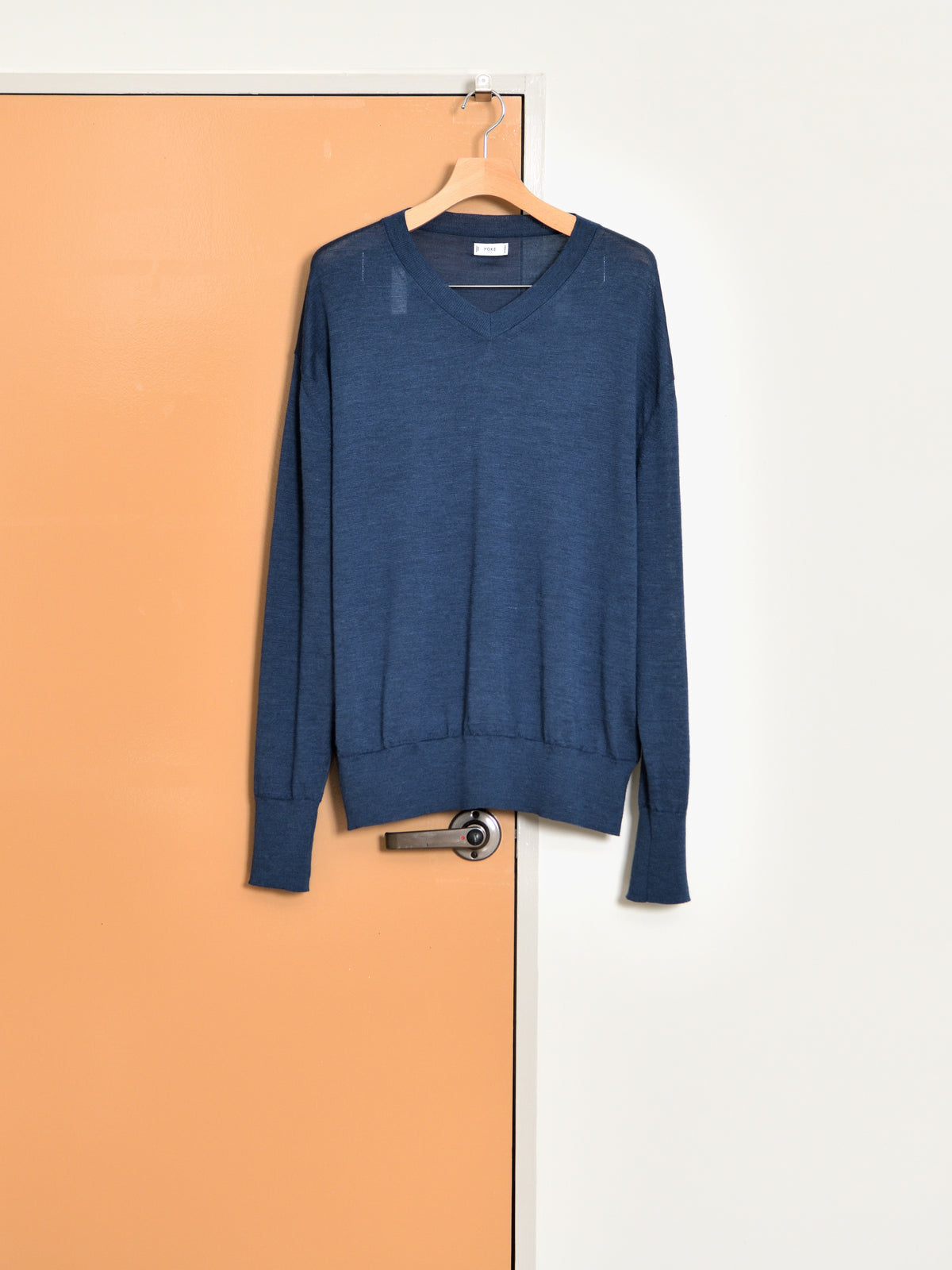 YOKE ヨーク RAMIE WOOL V-NECK SWEATER YK26SS01245S ニット 春ニット ラミーウール 26SS 日本取り扱い 名古屋 丸の内 セレクトショップ THIRD PLACE サードプレイス