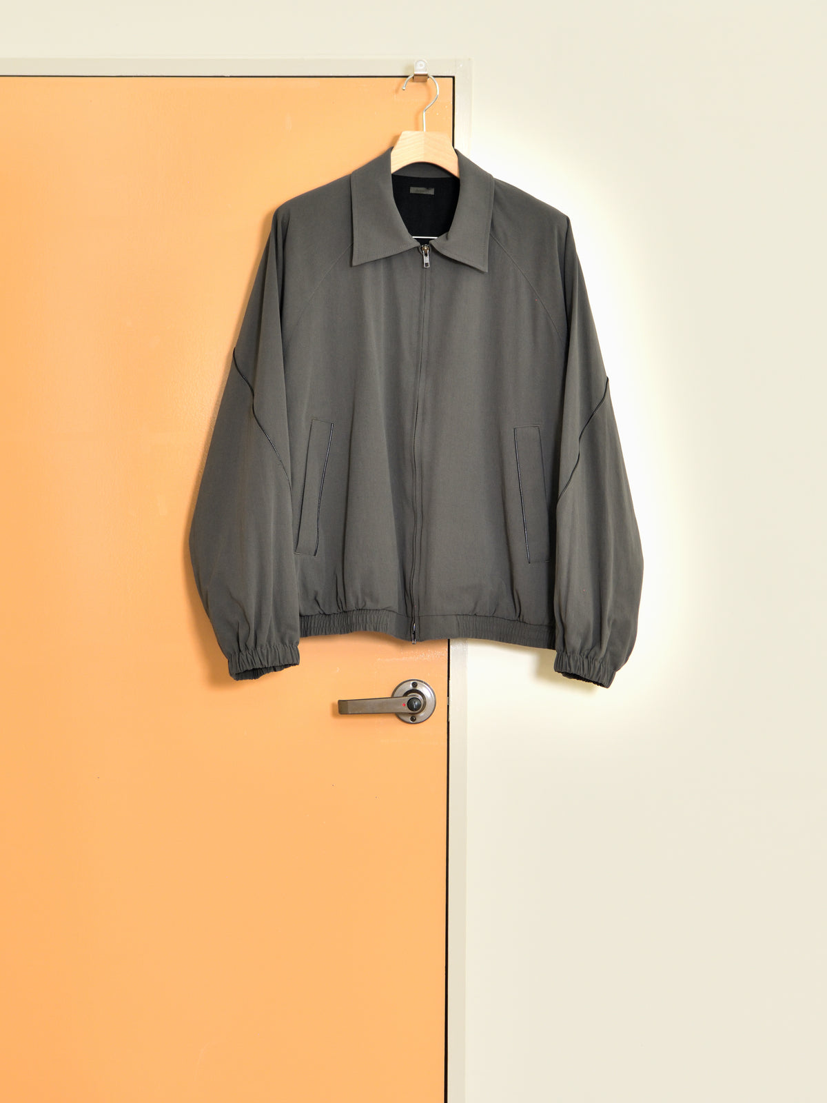 Antwort アントワート LEATHER PIPED COTTON GABADINE JACKET ANT-JK012 GRAY グレー BLACK ブラック 26AW 愛知県 名古屋 丸の内 セレクトショップ THIRD PLACE サードプレイス