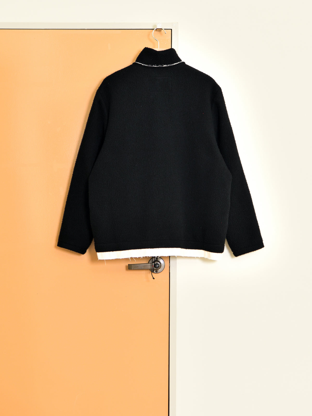 CAMIEL FORTGENS "FLEECE ANORAK(BLACK)"