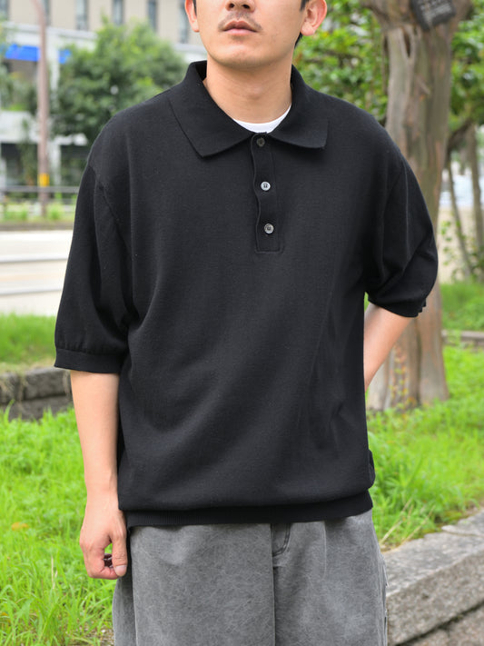 ANOTHER ASPECT アナザーアスペクト POLO SHIRT 3.0 ポロシャツ 新作 ブラック オーガニックコットン デンマーク コペンハーゲン 26ss 日本取り扱い 名古屋 丸の内 セレクトショップ THIRD PLACE サードプレイス