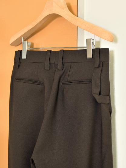 TOZAOU トザオウ Doorman Pants DARK BROWN ブラウン TOZ-26AW-PA0002 トラウザー パンツ スラックス ポリエステル イージーケア ドアマンパンツ 26AW 愛知県 名古屋 丸の内 セレクトショップ THIRD PLACE サードプレイスト