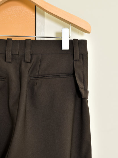 TOZAOU トザオウ Doorman Pants DARK BROWN ブラウン TOZ-26AW-PA0002 トラウザー パンツ スラックス ポリエステル イージーケア ドアマンパンツ 26AW 愛知県 名古屋 丸の内 セレクトショップ THIRD PLACE サードプレイスト