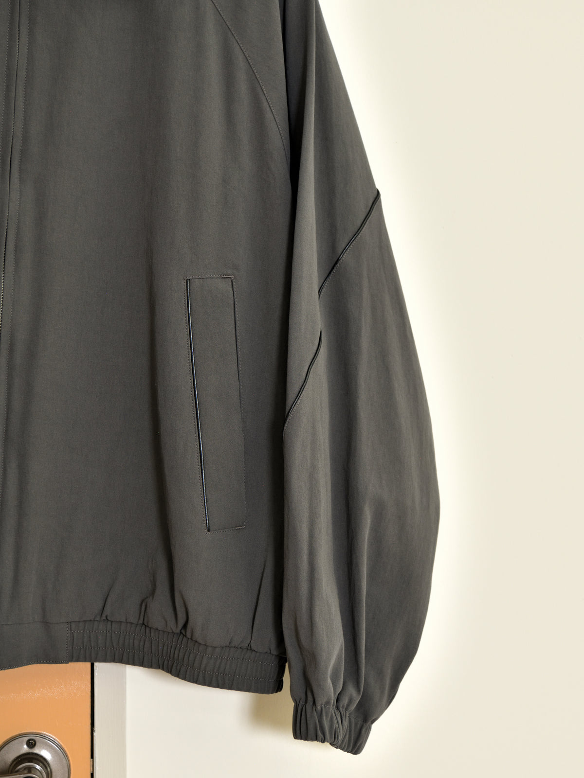 Antwort アントワート LEATHER PIPED COTTON GABADINE JACKET ANT-JK012 GRAY グレー BLACK ブラック 26AW 愛知県 名古屋 丸の内 セレクトショップ THIRD PLACE サードプレイス