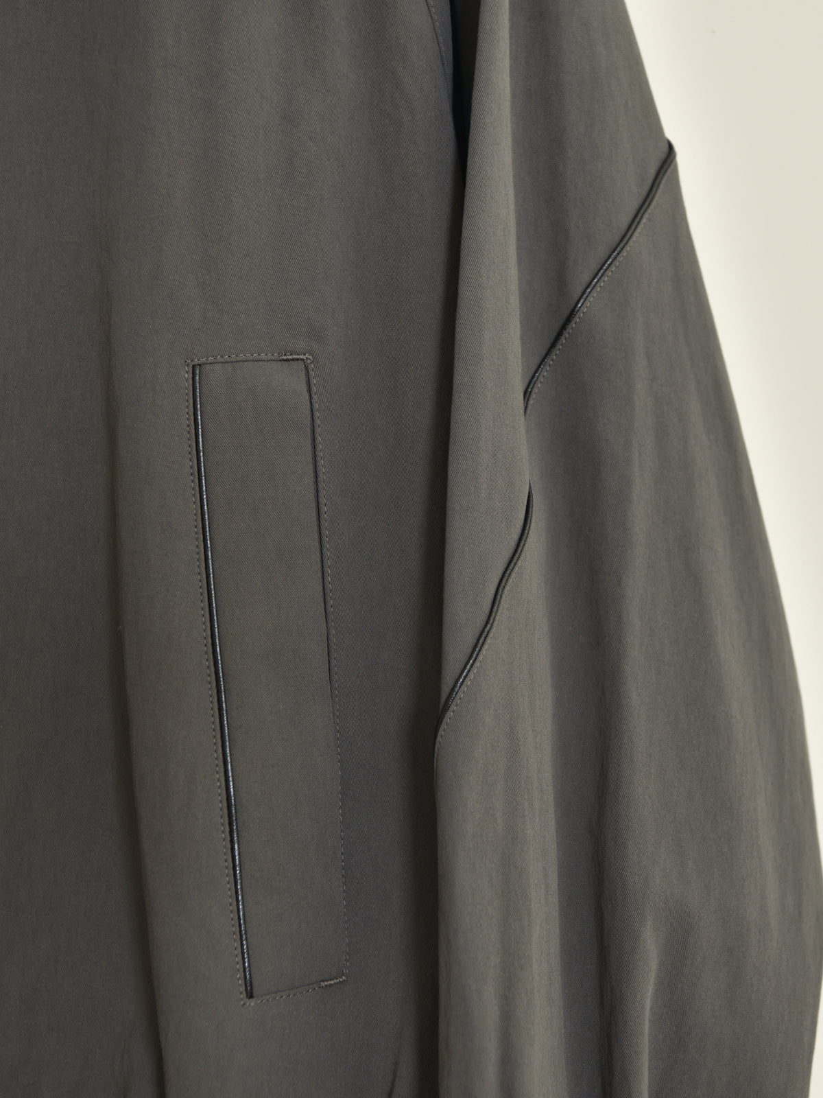 Antwort アントワート LEATHER PIPED COTTON GABADINE JACKET ANT-JK012 GRAY グレー BLACK ブラック 26AW 愛知県 名古屋 丸の内 セレクトショップ THIRD PLACE サードプレイス