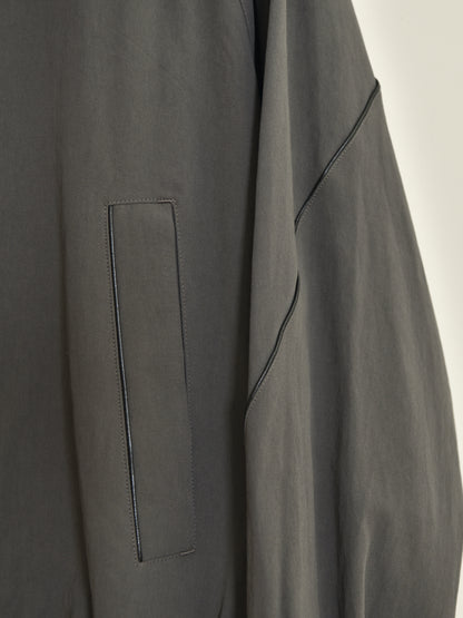 Antwort アントワート LEATHER PIPED COTTON GABADINE JACKET ANT-JK012 GRAY グレー BLACK ブラック 26AW 愛知県 名古屋 丸の内 セレクトショップ THIRD PLACE サードプレイス