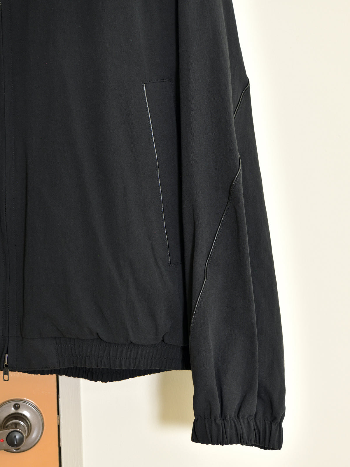 Antwort アントワート LEATHER PIPED COTTON GABADINE JACKET ANT-JK012 BLACK ブラック 26AW 愛知県 名古屋 丸の内 セレクトショップ THIRD PLACE サードプレイス