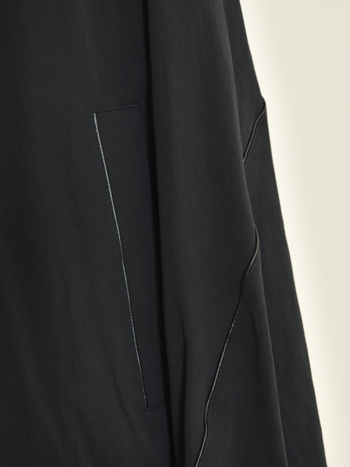 Antwort アントワート LEATHER PIPED COTTON GABADINE JACKET ANT-JK012 BLACK ブラック 26AW 愛知県 名古屋 丸の内 セレクトショップ THIRD PLACE サードプレイス