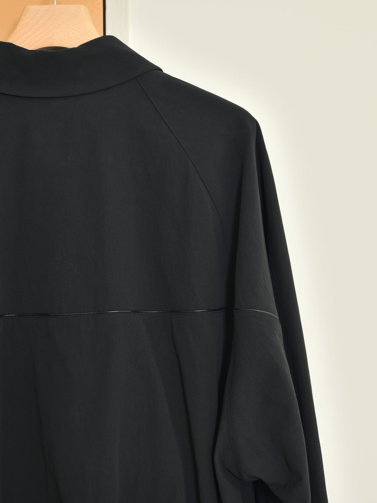 Antwort アントワート LEATHER PIPED COTTON GABADINE JACKET ANT-JK012 BLACK ブラック 26AW 愛知県 名古屋 丸の内 セレクトショップ THIRD PLACE サードプレイス