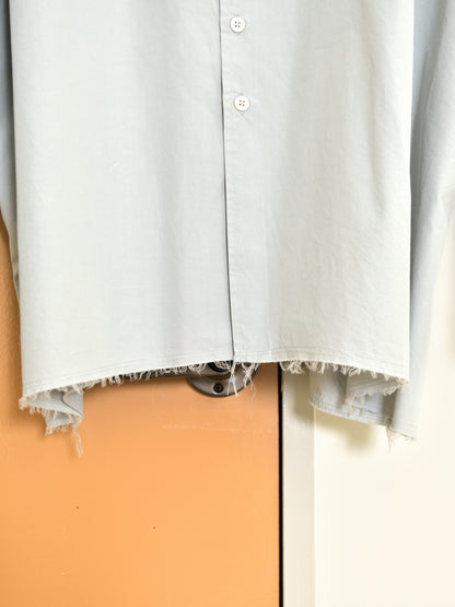 CAMIEL FORTGENS カミエルフォートヘンス DOUBLE SLEEVE SHIRT LIGHT GREY グレー CF.22.04.04.02 シャツ 定番 コットン オランダ 26aw 春夏 日本取り扱い 名古屋 丸の内 セレクトショップ THIRD PLACE サードプレイス