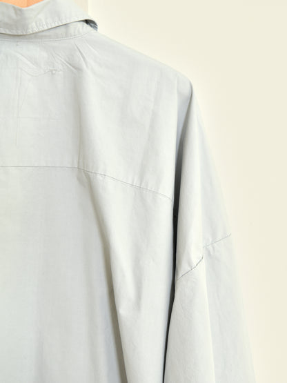 CAMIEL FORTGENS カミエルフォートヘンス DOUBLE SLEEVE SHIRT LIGHT GREY グレー CF.22.04.04.02 シャツ 定番 コットン オランダ 26aw 春夏 日本取り扱い 名古屋 丸の内 セレクトショップ THIRD PLACE サードプレイス
