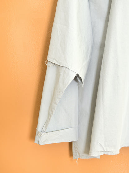 CAMIEL FORTGENS カミエルフォートヘンス DOUBLE SLEEVE SHIRT LIGHT GREY グレー CF.22.04.04.02 シャツ 定番 コットン オランダ 26aw 春夏 日本取り扱い 名古屋 丸の内 セレクトショップ THIRD PLACE サードプレイス
