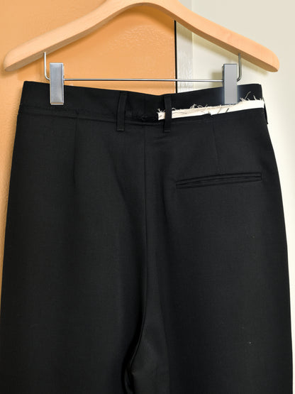 CAMIEL FORTGENS カミエルフォートヘンス SUIT PANTS BLACK ブラック CF.22.06.04.01 パンツ ウール オランダ 26aw 春夏 日本取り扱い 名古屋 丸の内 セレクトショップ THIRD PLACE サードプレイス