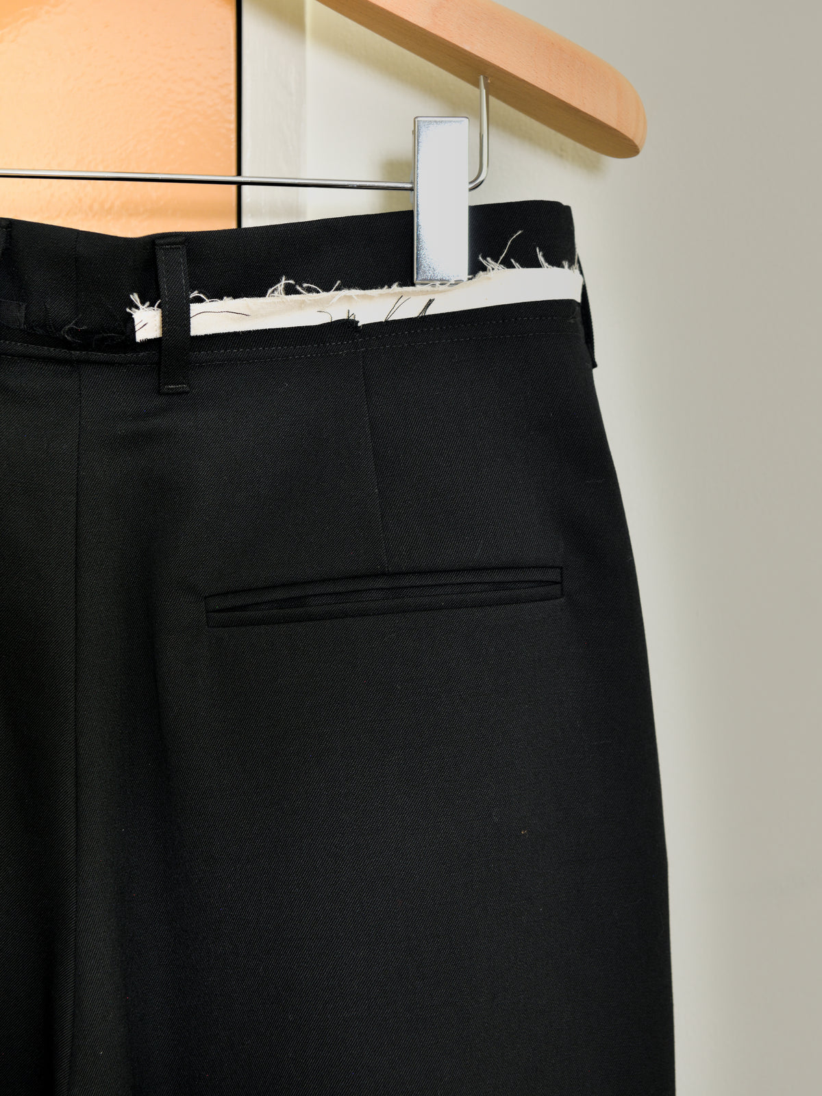 CAMIEL FORTGENS カミエルフォートヘンス SUIT PANTS BLACK ブラック CF.22.06.04.01 パンツ ウール オランダ 26aw 春夏 日本取り扱い 名古屋 丸の内 セレクトショップ THIRD PLACE サードプレイス