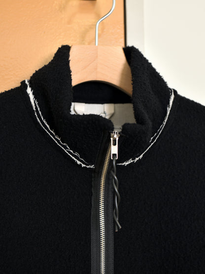 CAMIEL FORTGENS "FLEECE ANORAK(BLACK)"