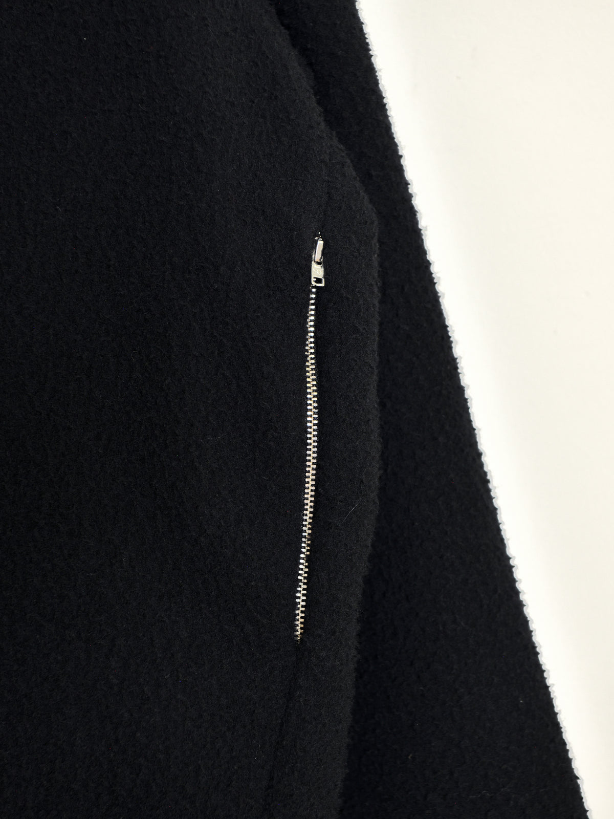 CAMIEL FORTGENS "FLEECE ANORAK(BLACK)"