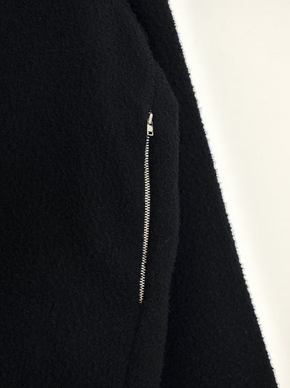 CAMIEL FORTGENS "FLEECE ANORAK(BLACK)"