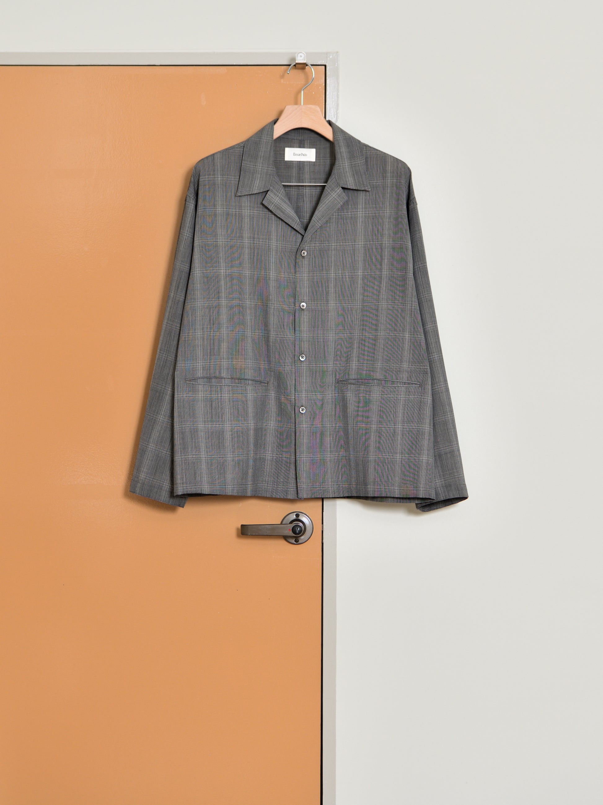 Ernie Palo アーニーパロ Wool Check Shirt Jacket EP11BL04 チェック シャツ ジャケット シルク カシミア ウール 愛知県 名古屋 丸の内 セレクトショップ THIRD PLACE サードプレイス