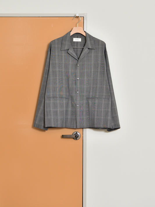 Ernie Palo アーニーパロ Wool Check Shirt Jacket EP11BL04 チェック シャツ ジャケット シルク カシミア ウール 愛知県 名古屋 丸の内 セレクトショップ THIRD PLACE サードプレイス