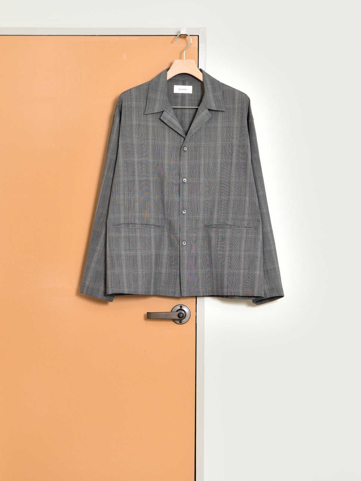 Ernie Palo アーニーパロ Wool Check Shirt Jacket EP11BL04 チェック シャツ ジャケット シルク カシミア ウール 愛知県 名古屋 丸の内 セレクトショップ THIRD PLACE サードプレイス