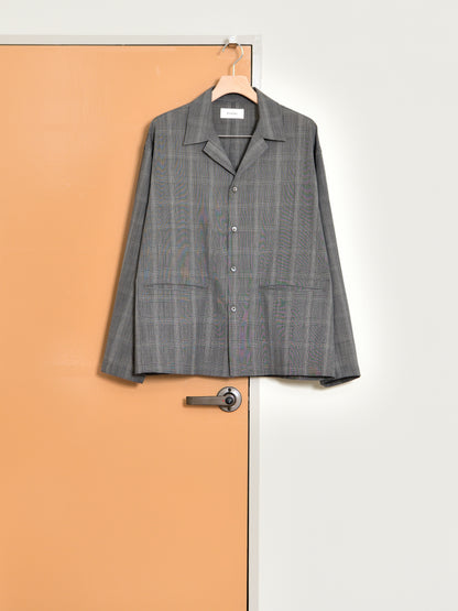 Ernie Palo アーニーパロ Wool Check Shirt Jacket EP11BL04 チェック シャツ ジャケット シルク カシミア ウール 愛知県 名古屋 丸の内 セレクトショップ THIRD PLACE サードプレイス