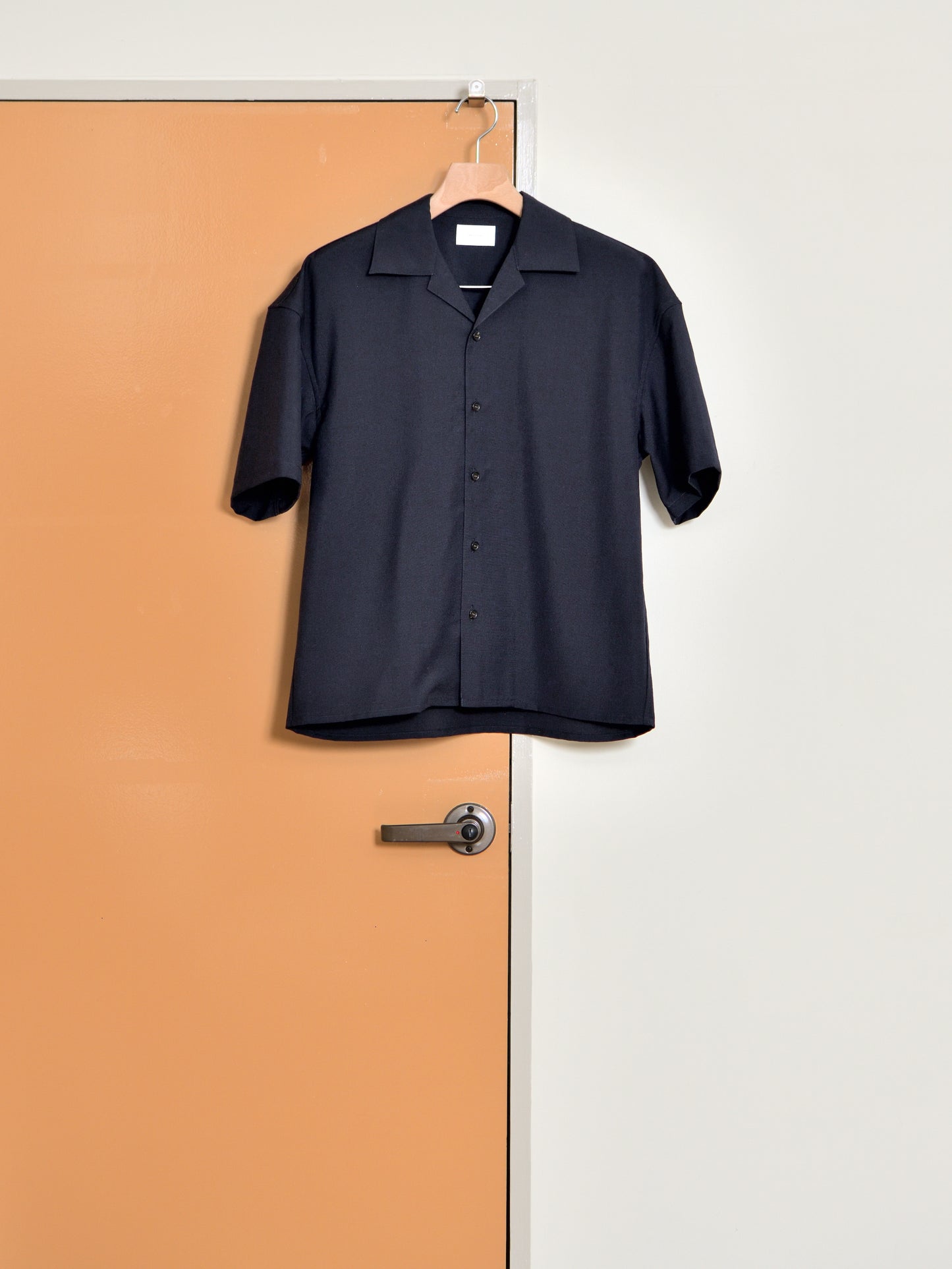 refomed リフォメッド WOOL DRIFT RESH-YN02 モヘア ウール シャツ 半袖シャツ  快適 セットアップ 夏 春 ネイビー 愛知県 名古屋 丸の内 セレクトショップ THIRD PLACE サードプレイス