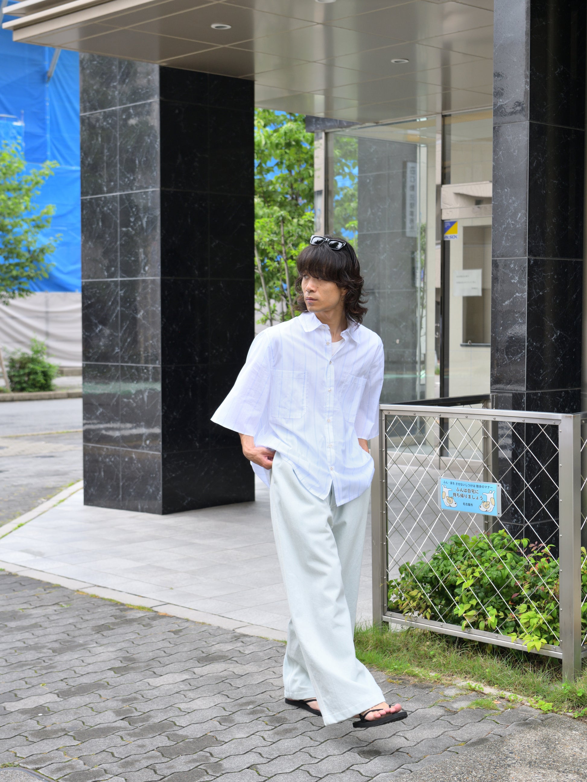 CAMIEL FORTGENS カミエルフォートヘンス BOXY SHIRT CF.21.04.01.02 ストライプ コットン オランダ 夏 春 秋 ベージュ ナチュラル 愛知県 名古屋 丸の内 セレクトショップ THIRD PLACE サードプレイス COLBO コルボ Farm Pants P025 イタリア ニューヨーク 日本 名古屋 セレクトショップ THIRD PLACE サードプレイス 名古屋 愛知県 東海 セレクトショップ THIRD PLACE サードプレイス