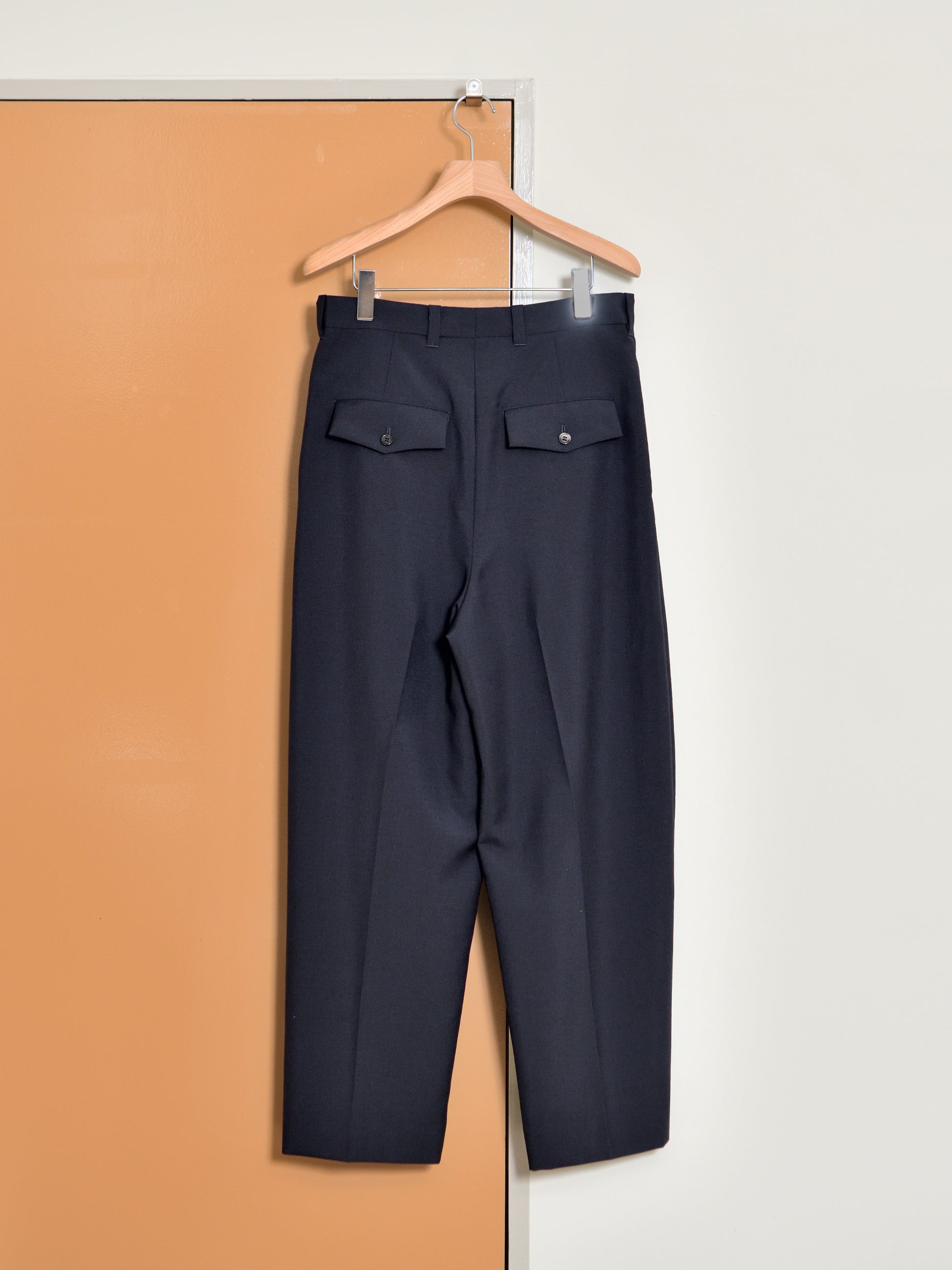 refomed リフォメッド WOOL SLEEK REPT-YN01 モヘア ウール パンツ スラックス  快適 セットアップ 夏 春 秋 ネイビー 愛知県 名古屋 丸の内 セレクトショップ THIRD PLACE サードプレイス