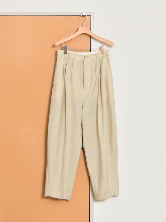 refomed リフォメッド WOOL SLEEK REPT-YN01 モヘア ウール パンツ スラックス  快適 セットアップ 夏 春 秋 ベージュ ナチュラル 愛知県 名古屋 丸の内 セレクトショップ THIRD PLACE サードプレイス