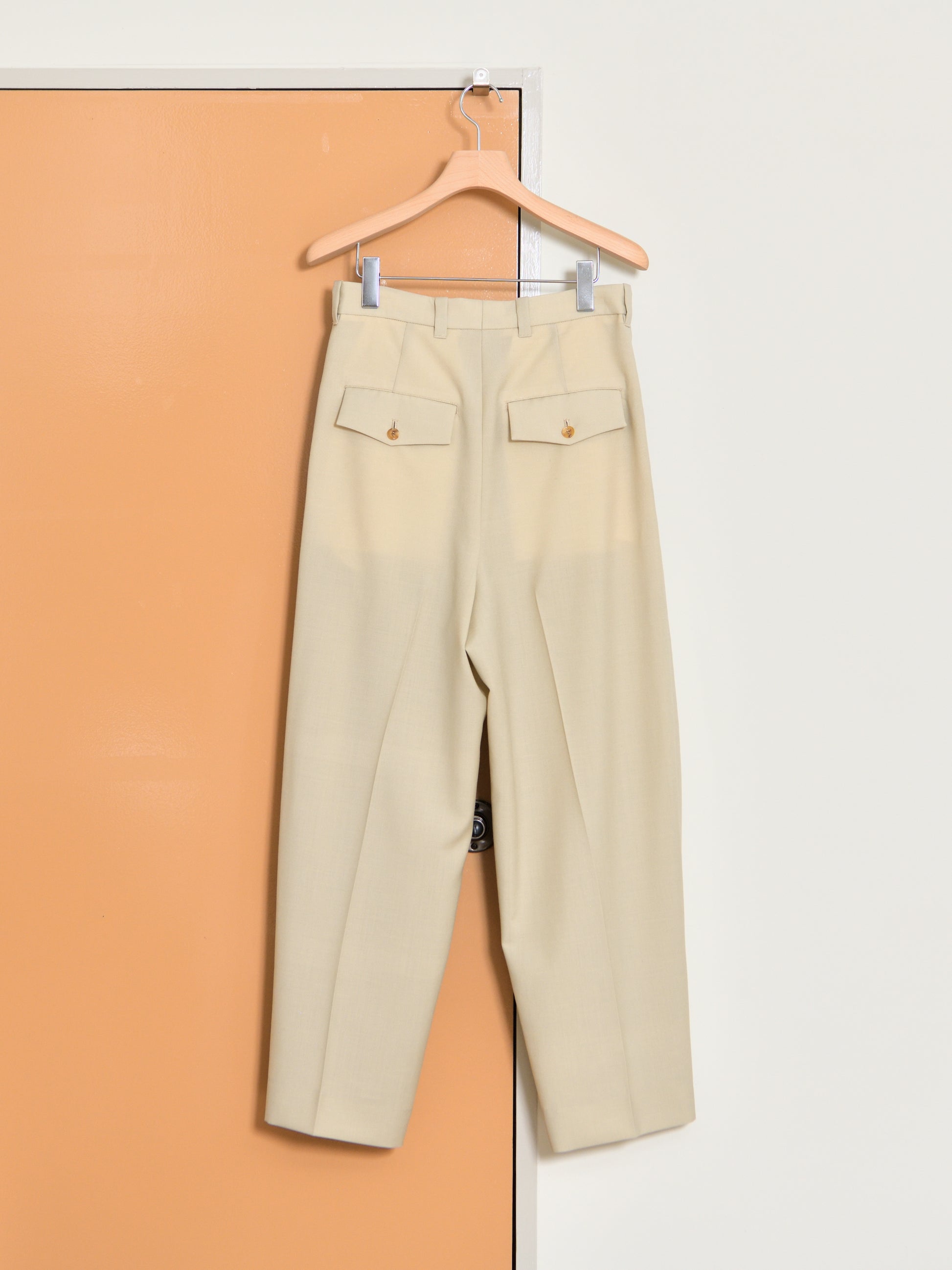 refomed リフォメッド WOOL SLEEK REPT-YN01 モヘア ウール パンツ スラックス  快適 セットアップ 夏 春 秋 ベージュ ナチュラル 愛知県 名古屋 丸の内 セレクトショップ THIRD PLACE サードプレイス