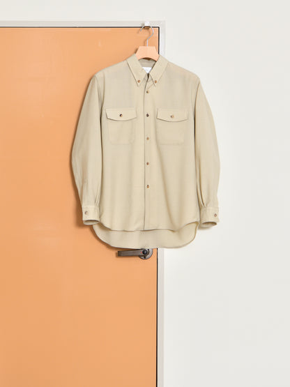 refomed リフォメッド WOOL MID RESH-YN01 モヘア ウール シャツ 長袖シャツ  快適 セットアップ 夏 春 秋 ベージュ ナチュラル 愛知県 名古屋 丸の内 セレクトショップ THIRD PLACE サードプレイス