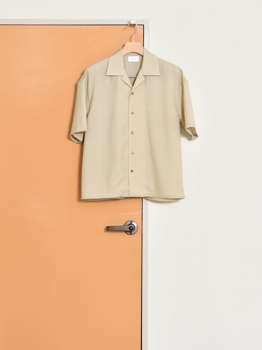 refomed リフォメッド WOOL DRIFT RESH-YN02 モヘア ウール シャツ 半袖シャツ  快適 セットアップ 夏 春 ベージュ ナチュラル 愛知県 名古屋 丸の内 セレクトショップ THIRD PLACE サードプレイス