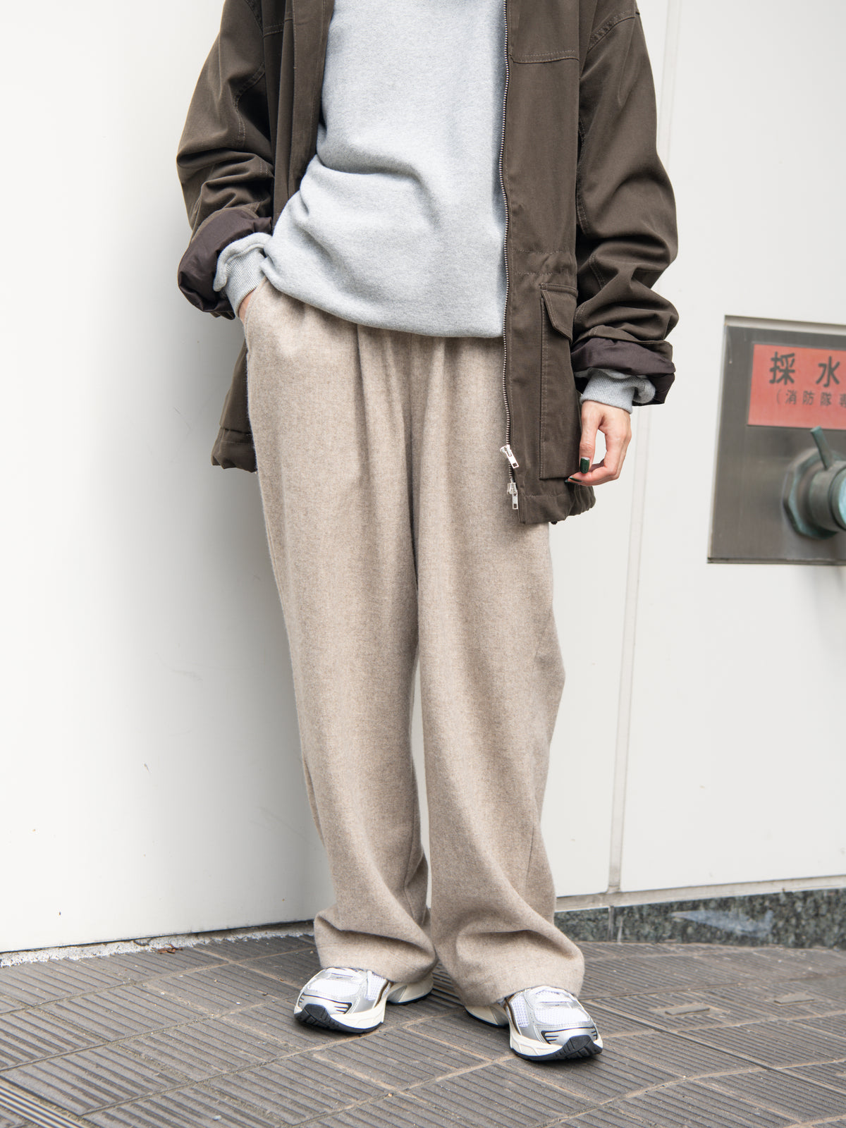 YOKE ヨーク Wool Cashmere Fleece Lounge Pants YK26FW01364P BEAGE ベージュ カシミア スウェット 26FW 日本取り扱い 名古屋 丸の内 セレクトショップ THIRD PLACE サードプレイス