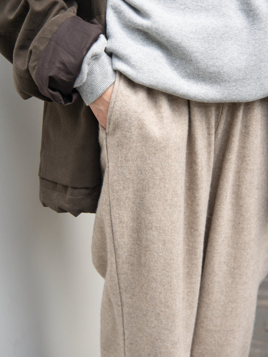 YOKE ヨーク Wool Cashmere Fleece Lounge Pants YK26FW01364P BEAGE ベージュ カシミア スウェット 26FW 日本取り扱い 名古屋 丸の内 セレクトショップ THIRD PLACE サードプレイス