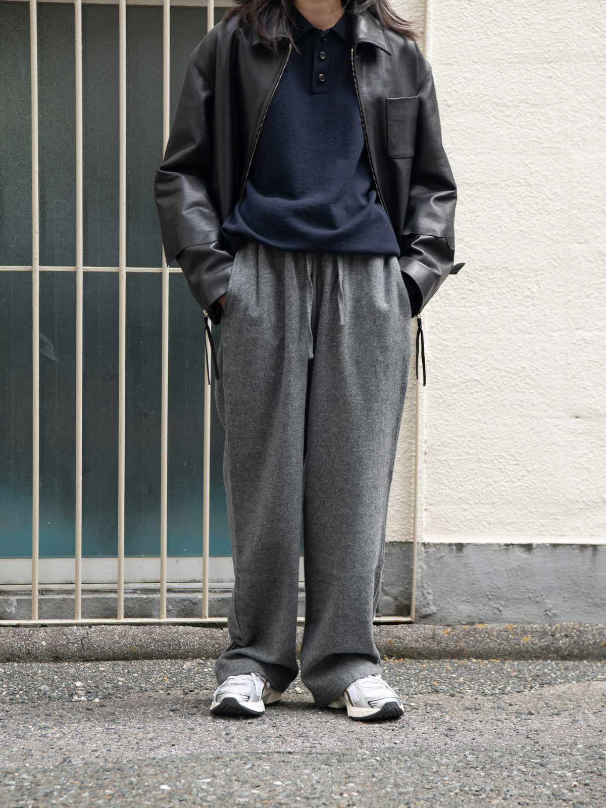 YOKE ヨーク Wool Cashmere Fleece Lounge Pants YK26FW01364P GRAY グレー カシミア スウェット 26FW 日本取り扱い 名古屋 丸の内 セレクトショップ THIRD PLACE サードプレイス
