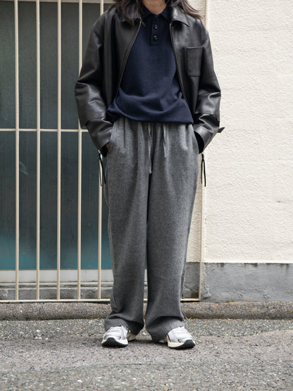 YOKE ヨーク Wool Cashmere Fleece Lounge Pants YK26FW01364P GRAY グレー カシミア スウェット 26FW 日本取り扱い 名古屋 丸の内 セレクトショップ THIRD PLACE サードプレイス