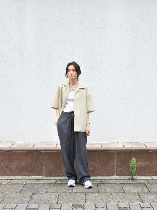 refomed リフォメッド WOOL DRIFT RESH-YN02 モヘア ウール シャツ 半袖シャツ  快適 セットアップ 夏 春 ベージュ ナチュラル 愛知県 名古屋 丸の内 セレクトショップ THIRD PLACE サードプレイス