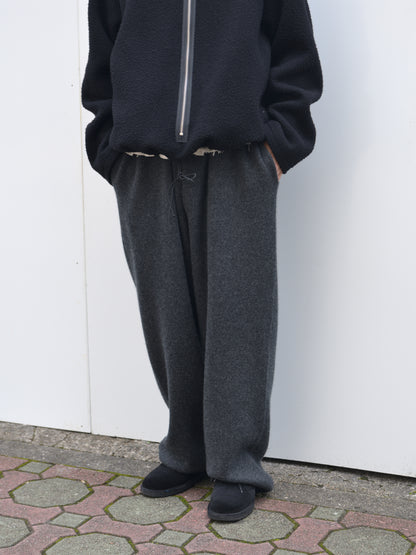 YOKE ヨーク Cashmere Knit Pants YK26FW01417S CHARCOAL チャコール カシミア スウェット 26FW 日本取り扱い 名古屋 丸の内 セレクトショップ THIRD PLACE サードプレイス
