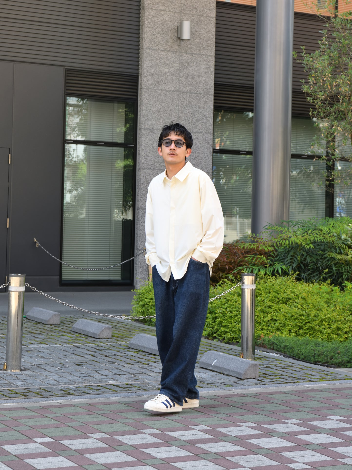 HIKING PATROL ハイキングパトロール SS26108 ALIGN BUTTON UP SHIRT オフホワイト offwhite ナイロンジャケット 北欧 ノルウェー アウトドア 都会 26SS 愛知県 名古屋 丸の内 セレクトショップ THIRD PLACE サードプレイス