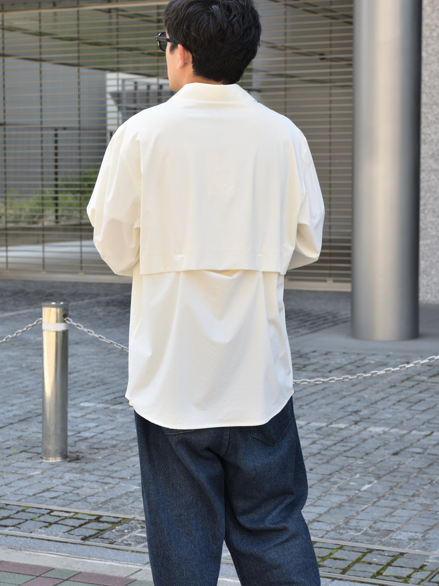HIKING PATROL ハイキングパトロール SS26108 ALIGN BUTTON UP SHIRT オフホワイト offwhite ナイロンジャケット 北欧 ノルウェー アウトドア 都会 26SS 愛知県 名古屋 丸の内 セレクトショップ THIRD PLACE サードプレイス