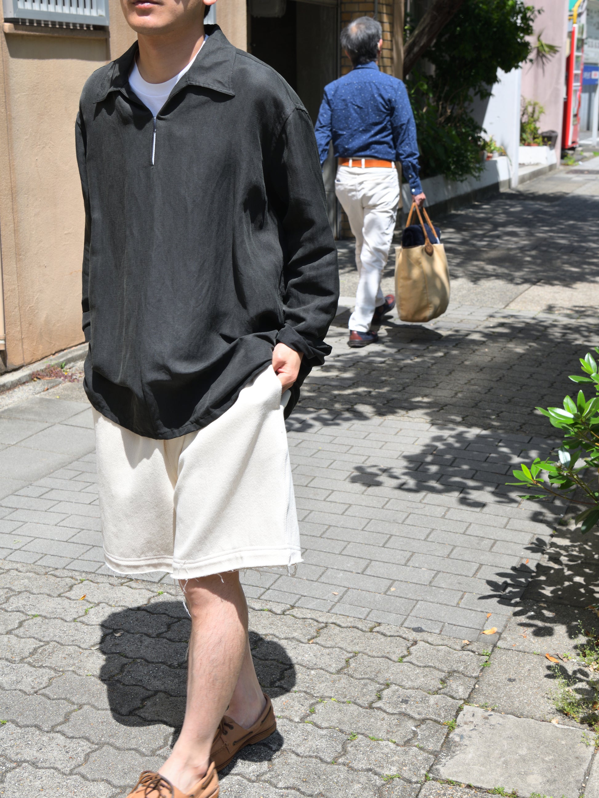 YOKE ヨーク Linen Silk Kersey Double Skipper Shirt YK26SS01208SH スキッパー シャツ シルク リネン 26SS 日本取り扱い 名古屋 丸の内 セレクトショップ THIRD PLACE サードプレイス