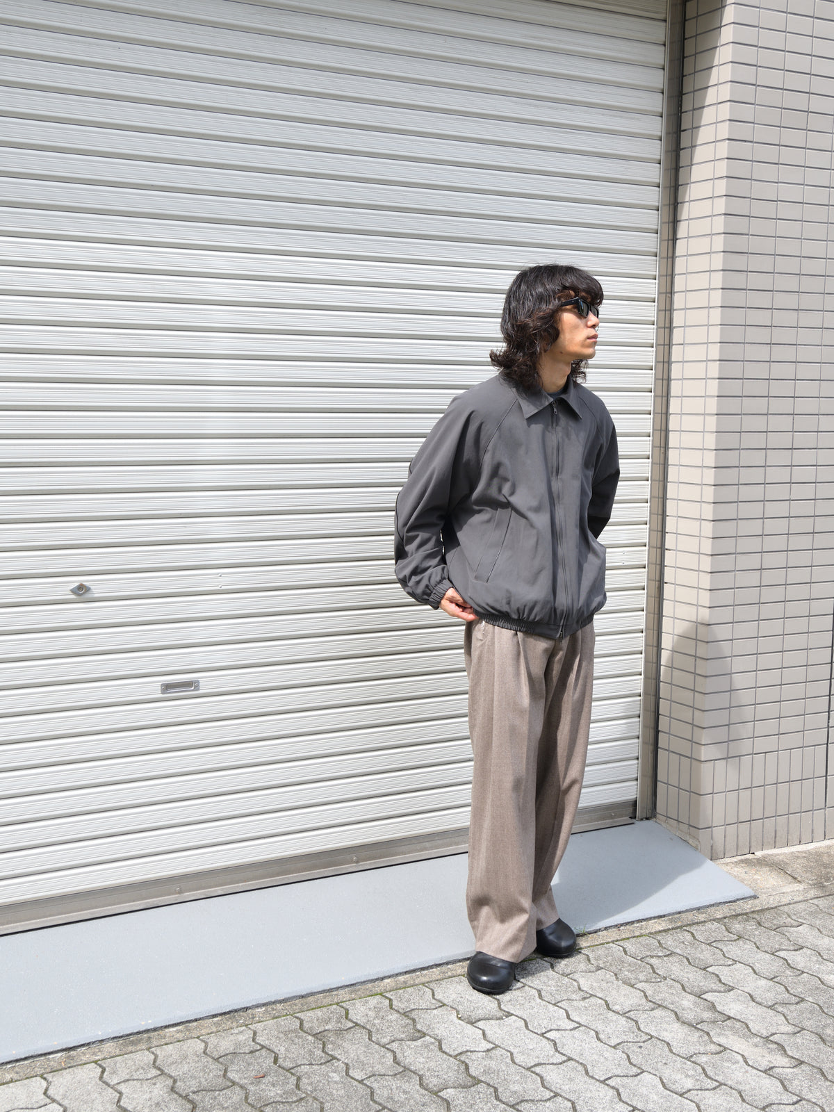 Antwort アントワート LEATHER PIPED COTTON GABADINE JACKET ANT-JK012 GRAY グレー BLACK ブラック 26AW 愛知県 名古屋 丸の内 セレクトショップ THIRD PLACE サードプレイス