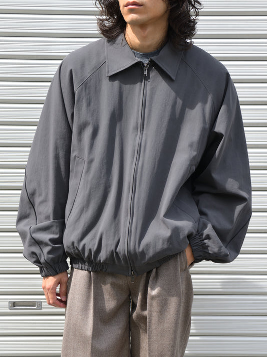 Antwort アントワート LEATHER PIPED COTTON GABADINE JACKET ANT-JK012 GRAY グレー BLACK ブラック 26AW 愛知県 名古屋 丸の内 セレクトショップ THIRD PLACE サードプレイス