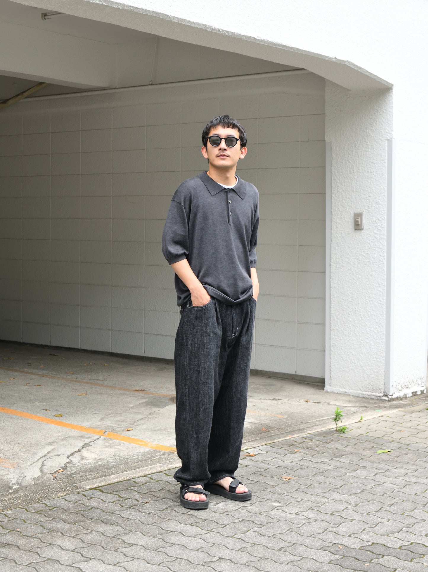 WELCOME-RAIN for THIRD PLACE "5Pocket Denim (BLACK)" 別注 デニム アイボリー BLACK ブラック 新色 ウェルカムレイン日本 名古屋 丸の内 セレクトショップ THIRD PLACE サードプレイス 春夏秋冬