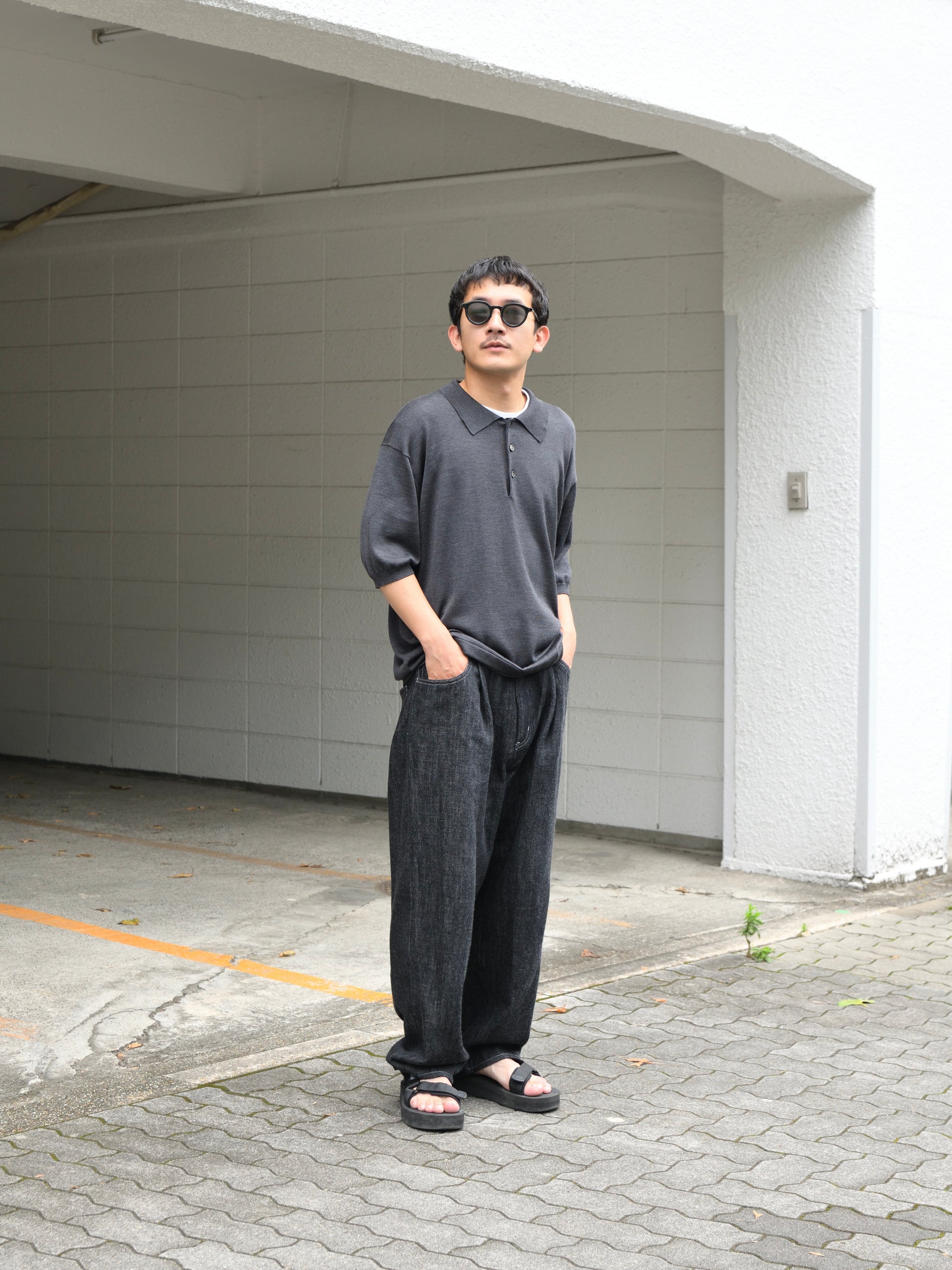 WELCOME-RAIN for THIRD PLACE "5Pocket Denim (BLACK)" 別注 デニム アイボリー BLACK ブラック 新色 ウェルカムレイン日本 名古屋 丸の内 セレクトショップ THIRD PLACE サードプレイス 春夏秋冬