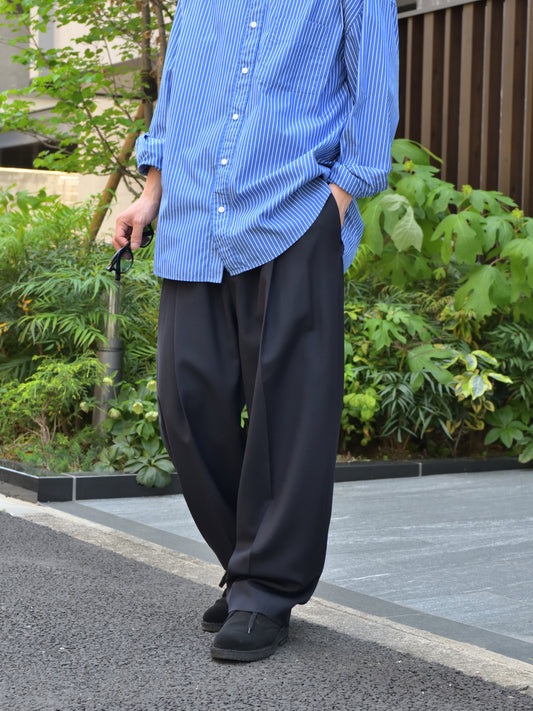 refomed リフォメッド WOOL SLEEK REPT-YN01 モヘア ウール パンツ スラックス  快適 セットアップ 夏 春 秋 ネイビー 愛知県 名古屋 丸の内 セレクトショップ THIRD PLACE サードプレイス