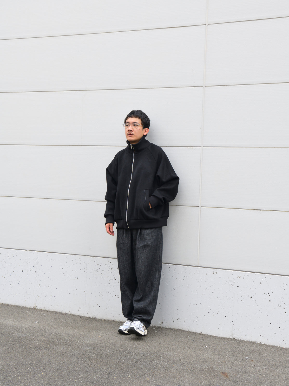 Antwort "WOOL CASHMERE DRIVERS JACKET(BLACK)"