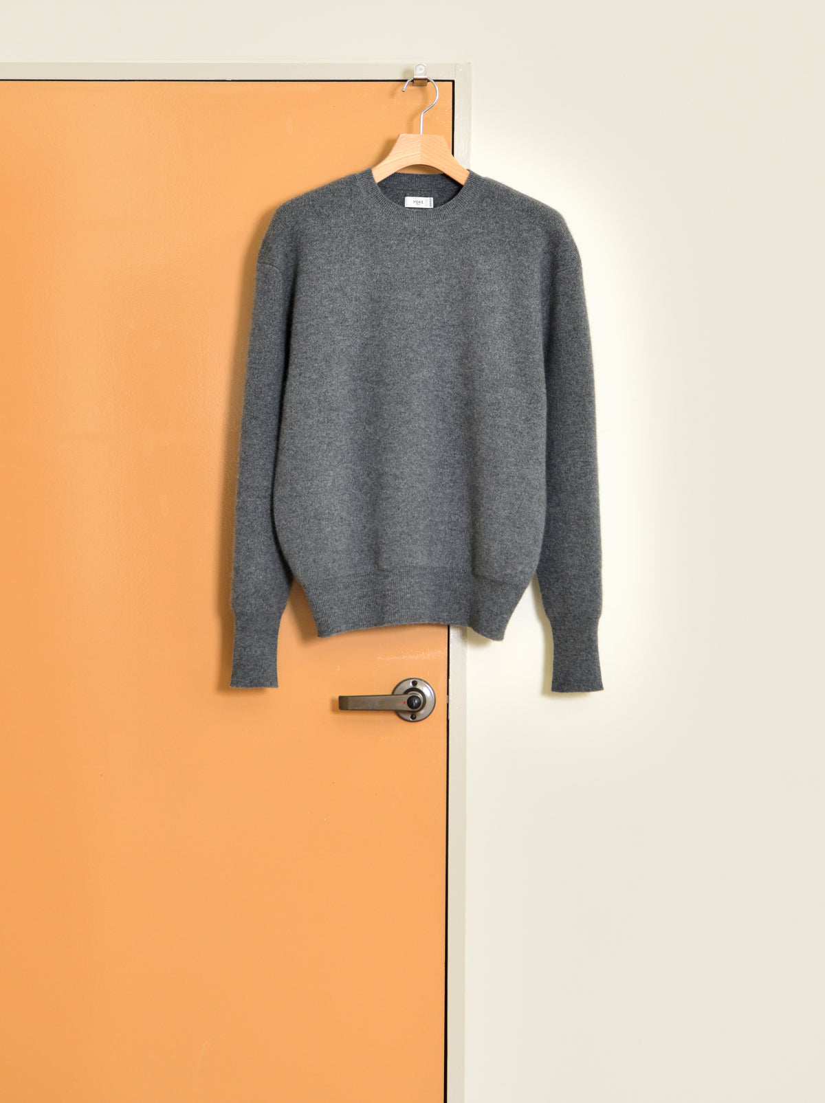 YOKE ヨーク Cashmere Crewneck Sweater YK26FW01389S GRAY グレー カシミア スウェット 26FW 日本取り扱い 名古屋 丸の内 セレクトショップ THIRD PLACE サードプレイス